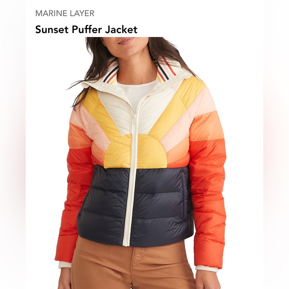 Marine Layer Sunset Puffer